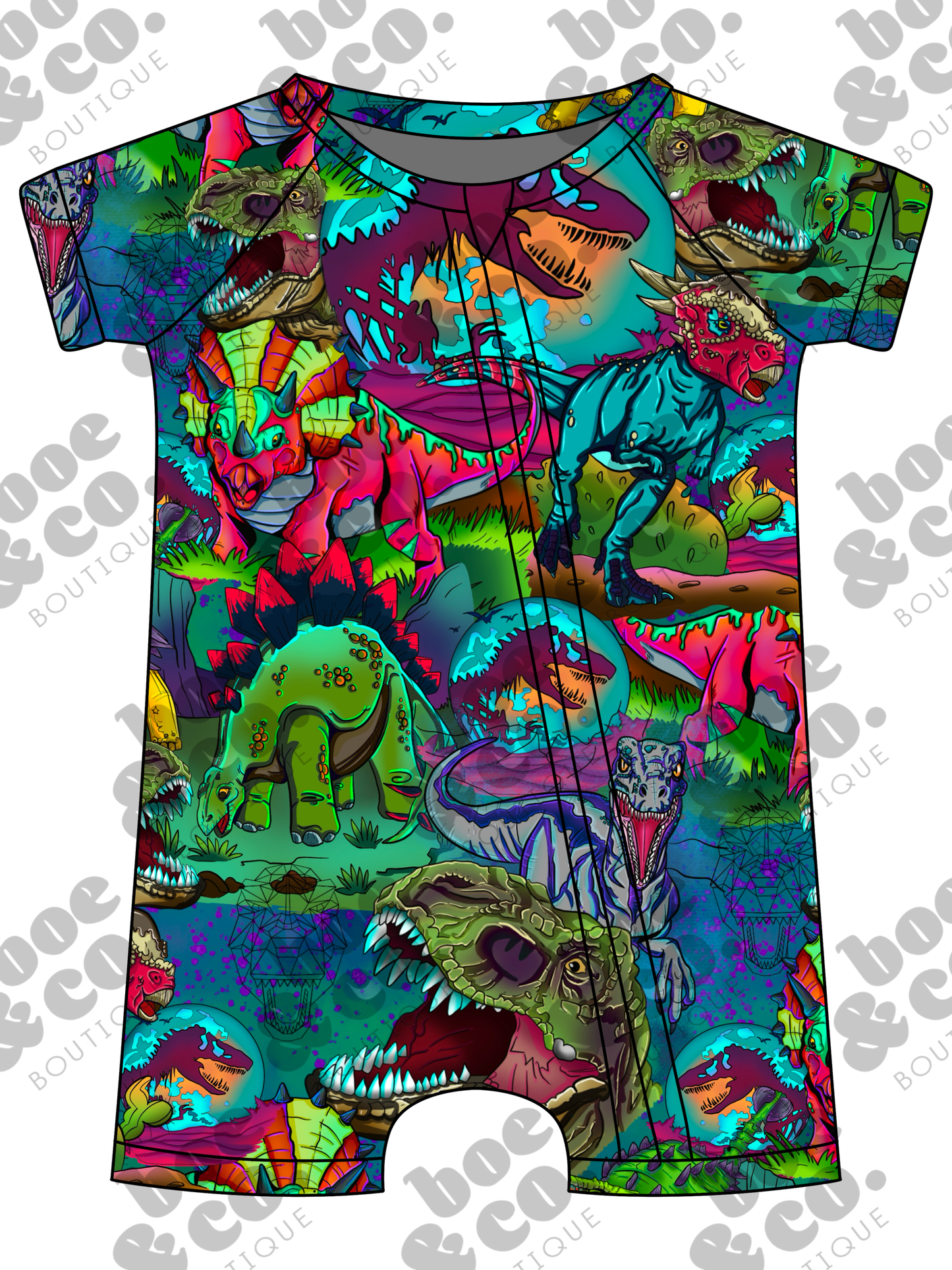 Neon Dinosaurs
